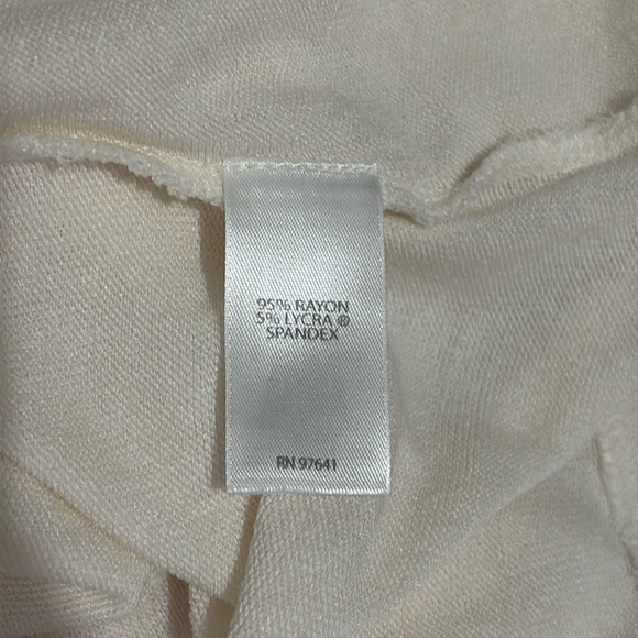 J. Jill Wearever Collection Cream Button-Up Cardigan Casual Lagenlook Size 4X - Picture 15 of 16